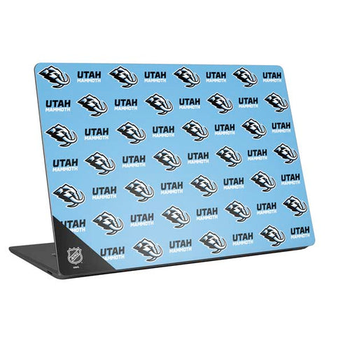 NHL Utah Mammoth Logo Pattern Universal Laptop 13in (10.6 x 7.6in) Skin